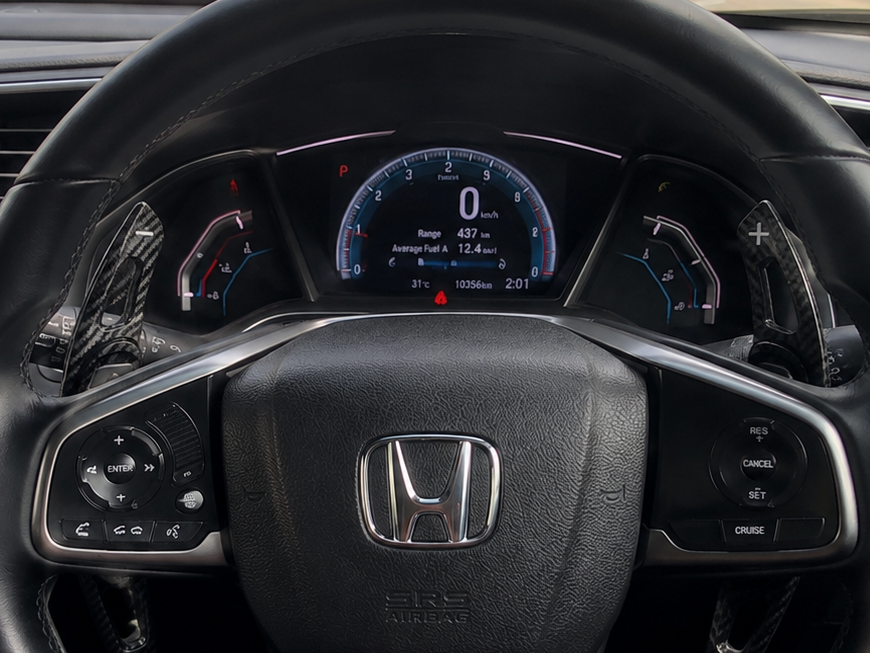 Carbonfibre Paddle Shifter Extension For Honda Civic X