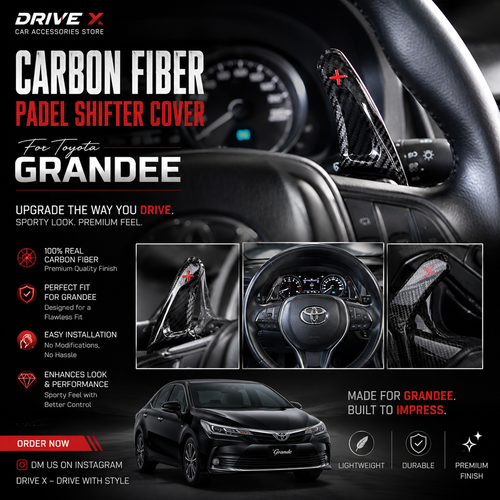Carbonfibre Paddle Shifter Extension For Toyota Corolla Grande