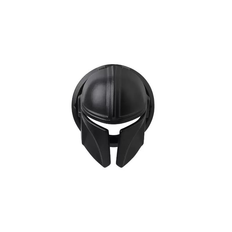 Pushstart Button Cover Metallic Silver & Black