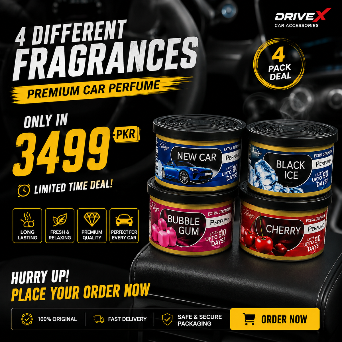 Pack of 4 only in 3499