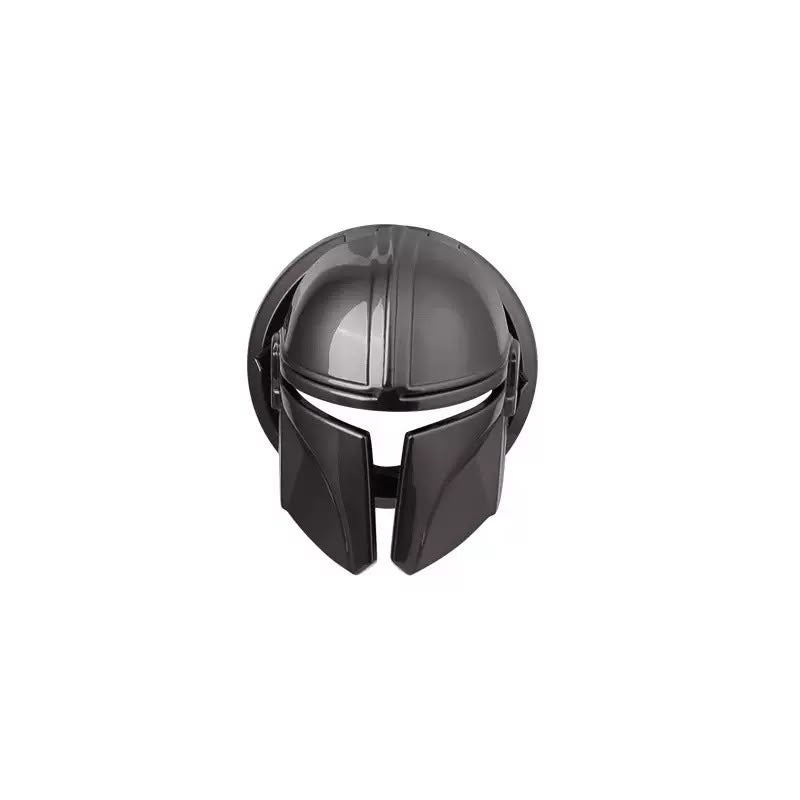 Pushstart Button Cover Metallic Silver & Black